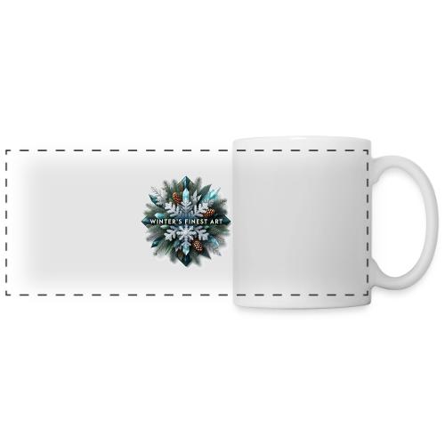 Intricate Frozen Evergreen T-Shirt - Panoramic Mug