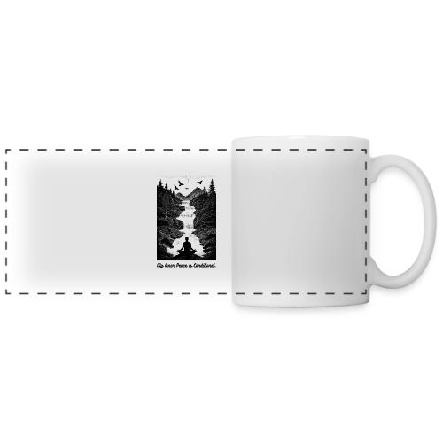 Conditional Inner Peace T-Shirt | Minimalist Zen - Panoramic Mug