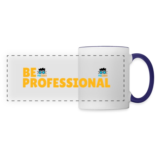 Be Professional (dark, panoramic) - Panoramic Mug