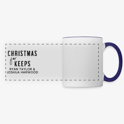 Christmas for Keeps Title Block - Black Font - Panoramic Mug