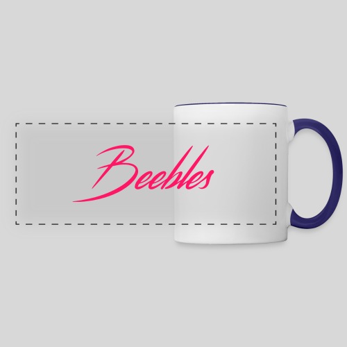 Pink Beebles Logo - Panoramic Mug