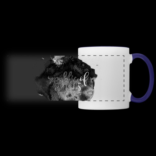 ROS FINE ARTS COMPANY - Black Aqua - Panoramic Mug