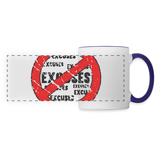 No Excuses | Vintage Style - Panoramic Mug