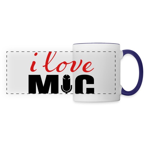 I love Mic T-Shirt - Panoramic Mug