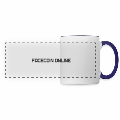 facecoin online dark - Panoramic Mug