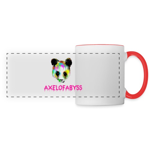 Axelofabyss panda panda paint - Panoramic Mug