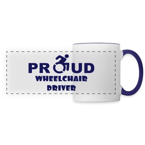 Proud wheelchair driver - Panoramic Mug