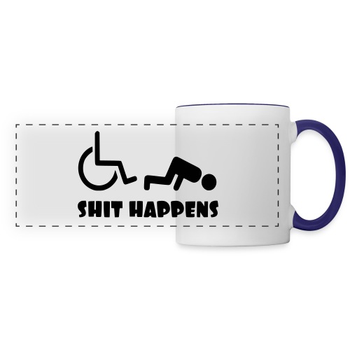 Sometimes shit happens when your in wheelchair - Panoramic Mug