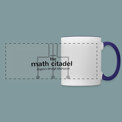 Abstract Math Citadel - Panoramic Mug