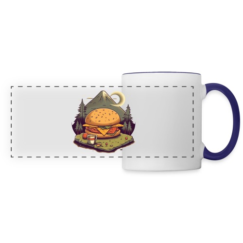 Cheeseburger Campout - Panoramic Mug