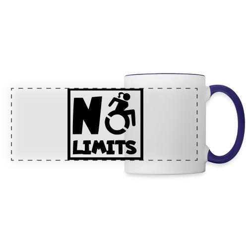 No limits for this female wheelchair user - Panoramic Mug