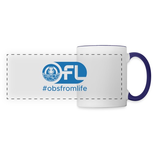 Observations from Life Logo with Hashtag - Panoramic Mug