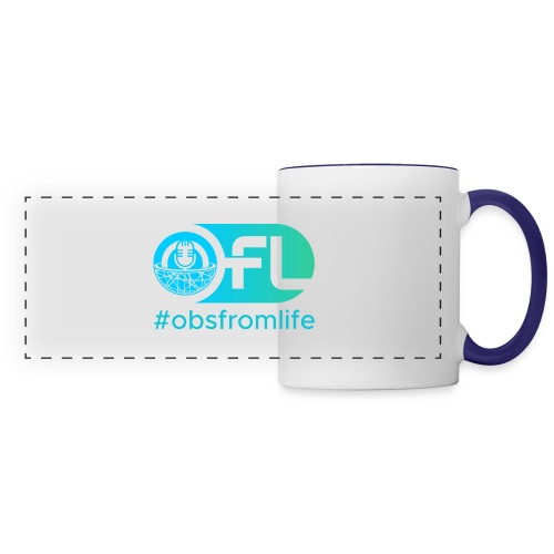 Observations from Life Logo with Hashtag - Panoramic Mug