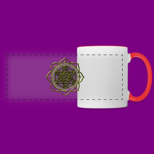 Energy Immersion, Metatron's Cube Flower of Life - Panoramic Mug