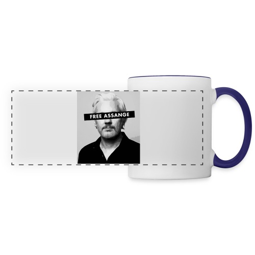 Free Julian Assange - Panoramic Mug