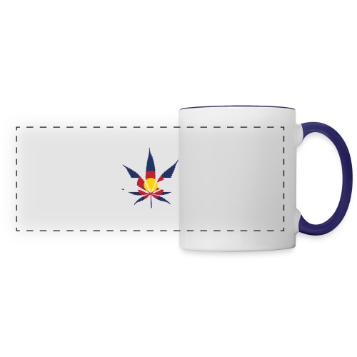 Colorado Pot Leaf Flag - Panoramic Mug