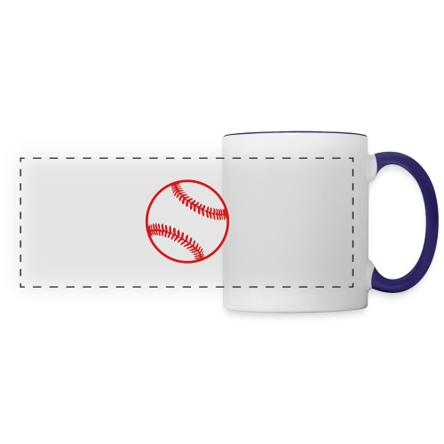 Baseball 2 color Team shirt - Panoramic Mug
