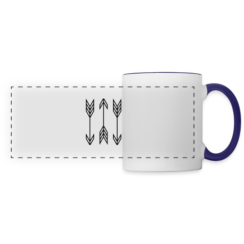 arrow symbols - Panoramic Mug