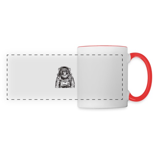 Monkey Astronaut - Panoramic Mug