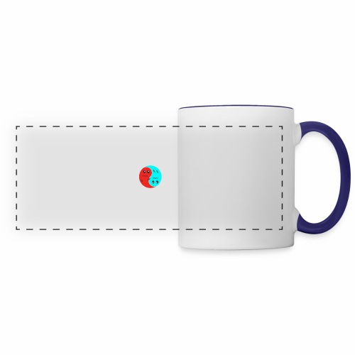 Yin And Yang Ghosts RED/BLUE - Panoramic Mug