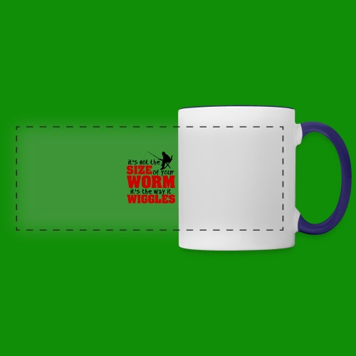 Not the Size of Your Worm Fishing - Panoramic Mug