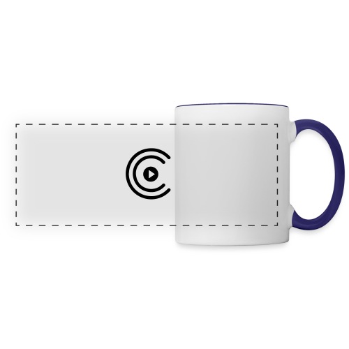 CreatiCrew Logo (White) - Panoramic Mug