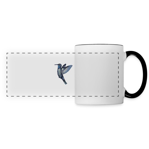 Hummingbird in flight - Panoramic Mug