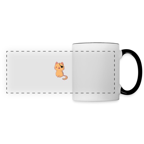 Cat with 3D glasses doing Vision Therapy! - Panoramic Mug