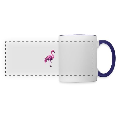 pink flamingo - Panoramic Mug