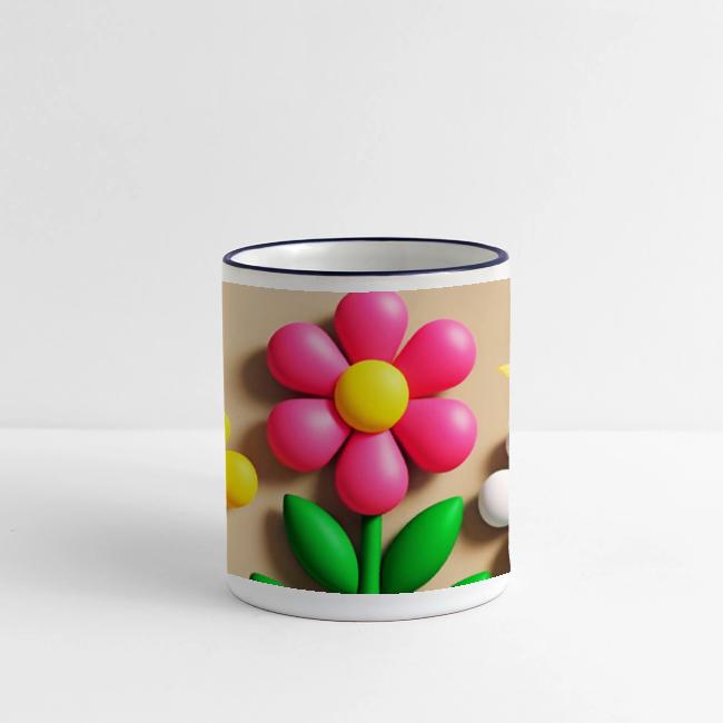 3D Flowers and Butterflies in Amber, Floral Design
