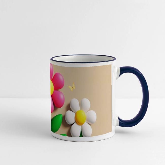 3D Flowers and Butterflies in Amber, Floral Design