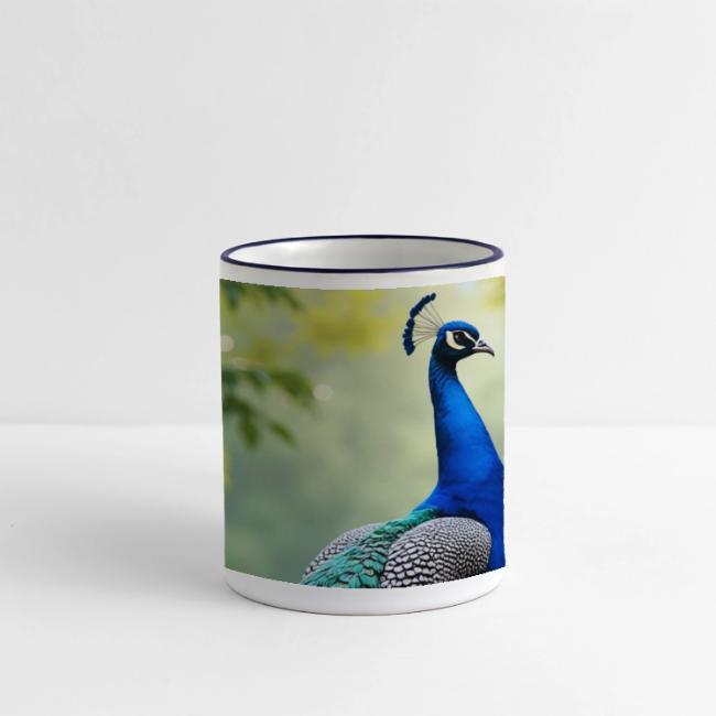 Majestic Peacock in Enchanted Forest