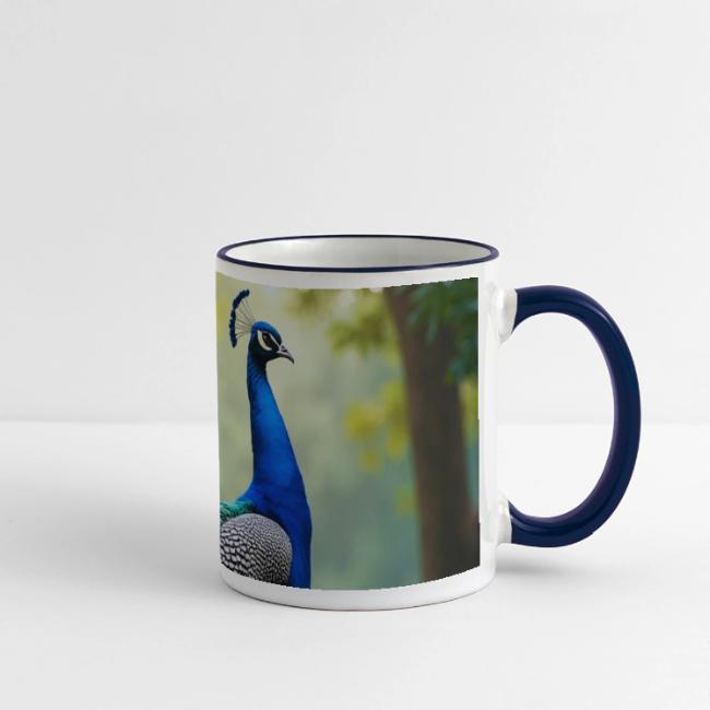 Majestic Peacock in Enchanted Forest