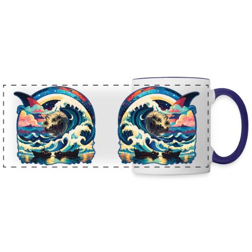 Moonlight Sun Waves - Panoramic Mug