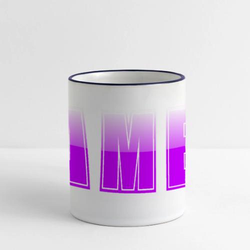 Gamer Purple Glossy Collegiate Design - Panoramic Mug
