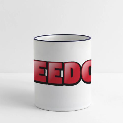 Freedom Bold 3D Word Art Design - Panoramic Mug