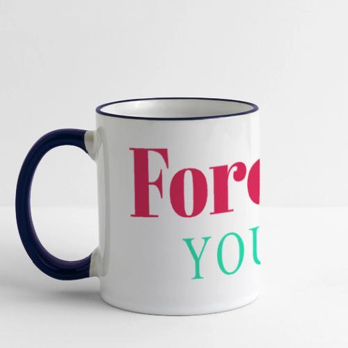 Forever Young Typography Design - Panoramic Mug