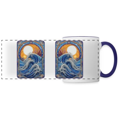 Art Nouveau Wave - Panoramic Mug