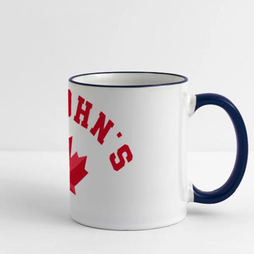 St. John's with maple leaf - Panoramic Mug