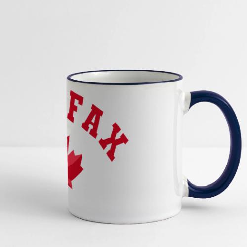 Halifax with maple leaf - Panoramic Mug