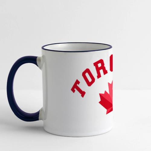 Toronto with maple leaf - Panoramic Mug