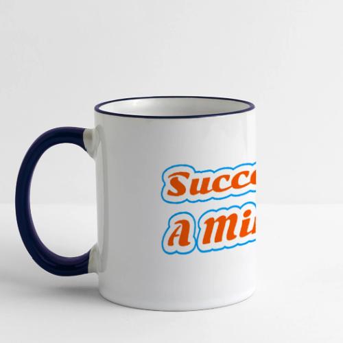 Success Is a Mindset — Motivational Glow Script - Panoramic Mug