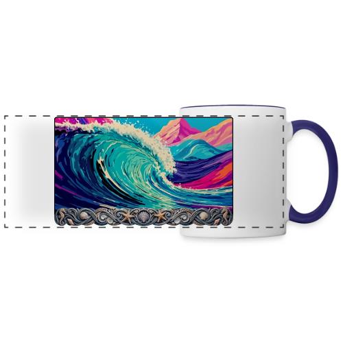 Crystal Lava Wave - Panoramic Mug