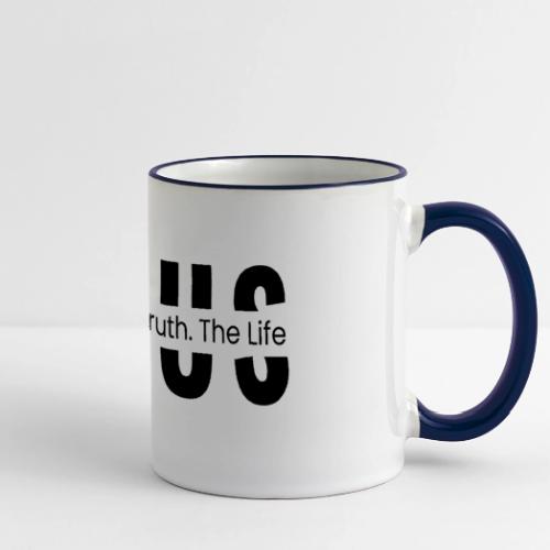 Jesus the Truth and the Life Bible Verse Merch - Panoramic Mug