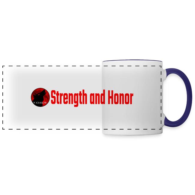 Strength and Honor - Red Letters