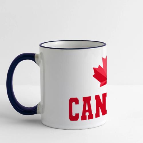 Canada with a maple leaf - Panoramic Mug
