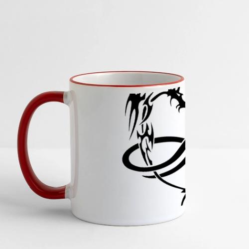 Polydragon (black) - Panoramic Mug