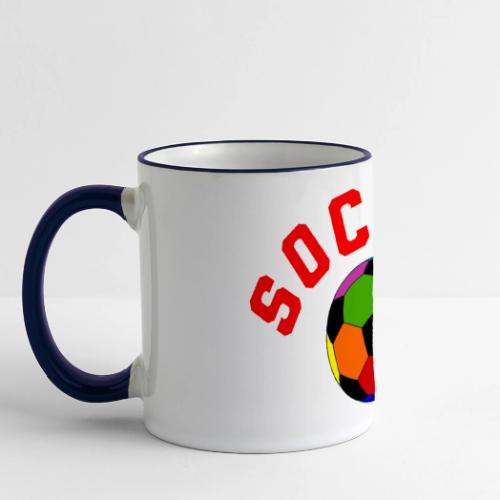 Soccer: Colorful Kick - Panoramic Mug