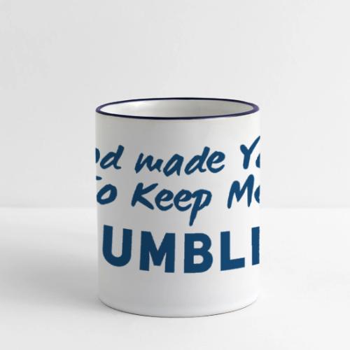 Christian Humility (blue) - Panoramic Mug