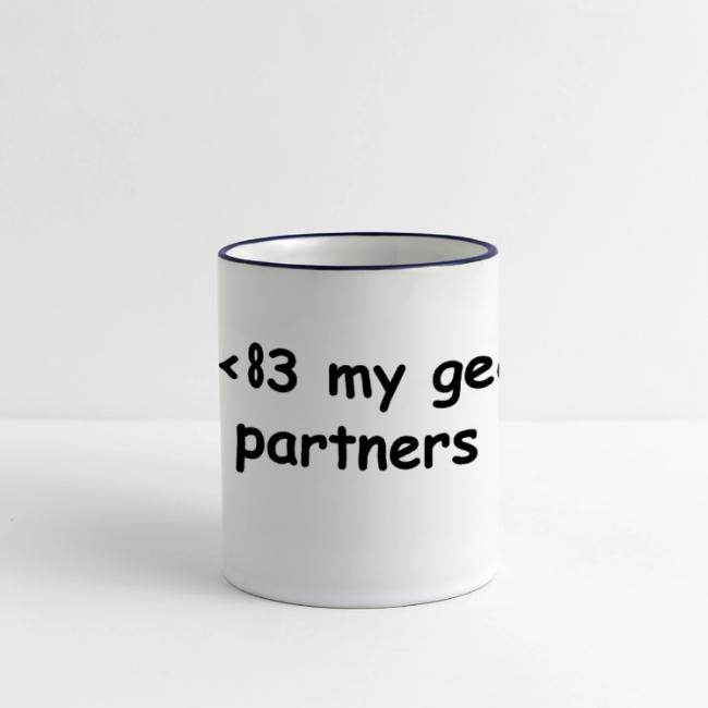 I <83 My Geek Partners (black)